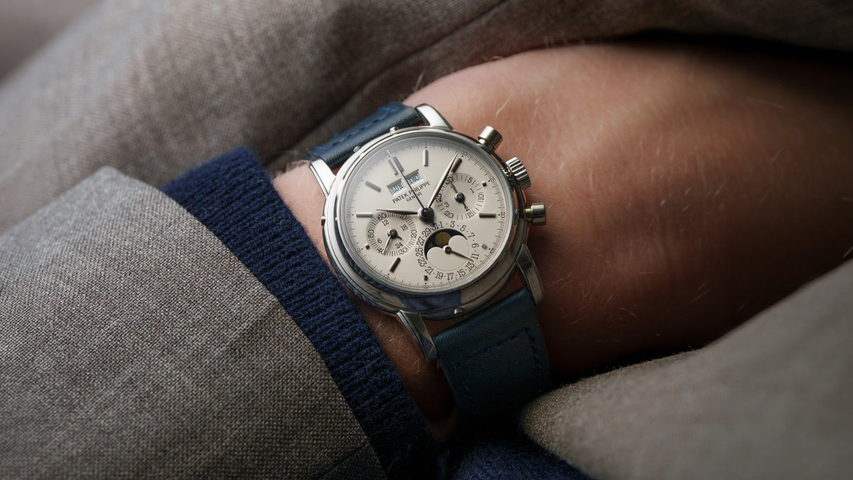 3970EP, 'Small Hallmark' Second Series, Perpetual Calendar Chronograph, Platinum