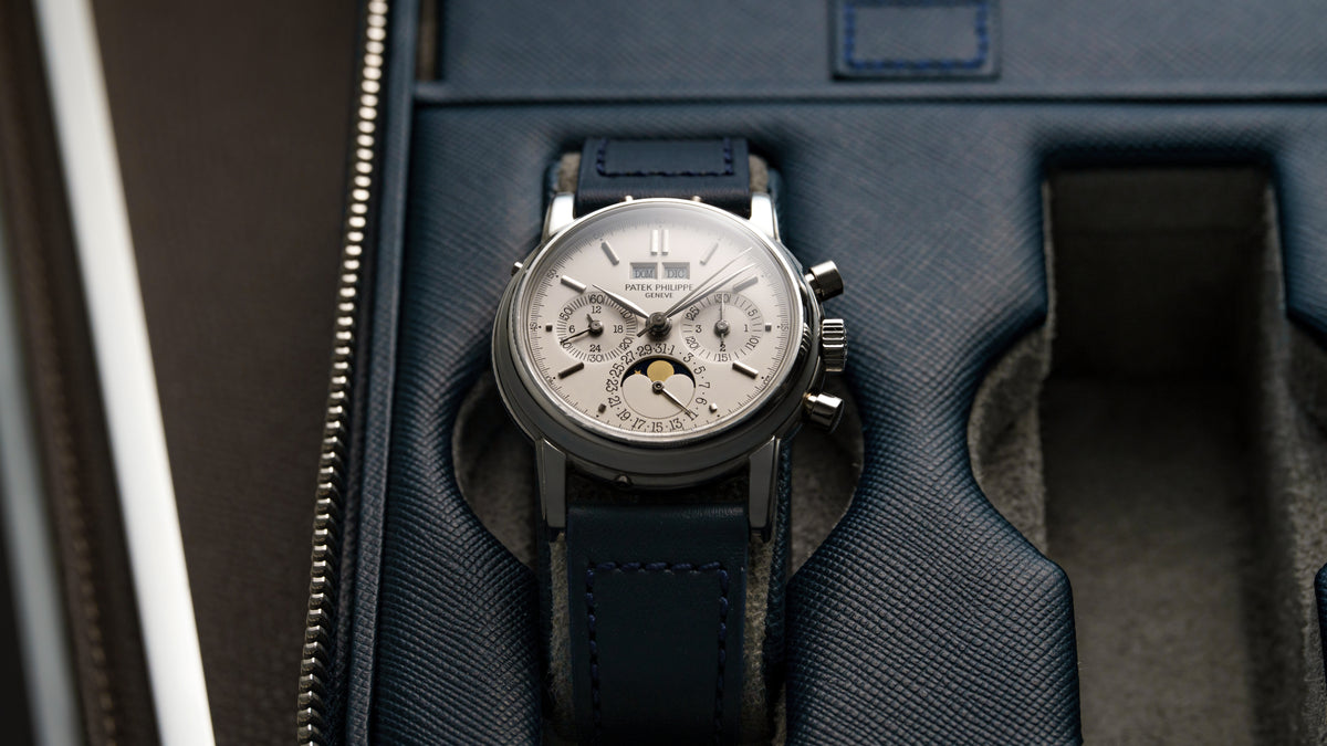 3970EP, 'Small Hallmark' Second Series, Perpetual Calendar Chronograph, Platinum