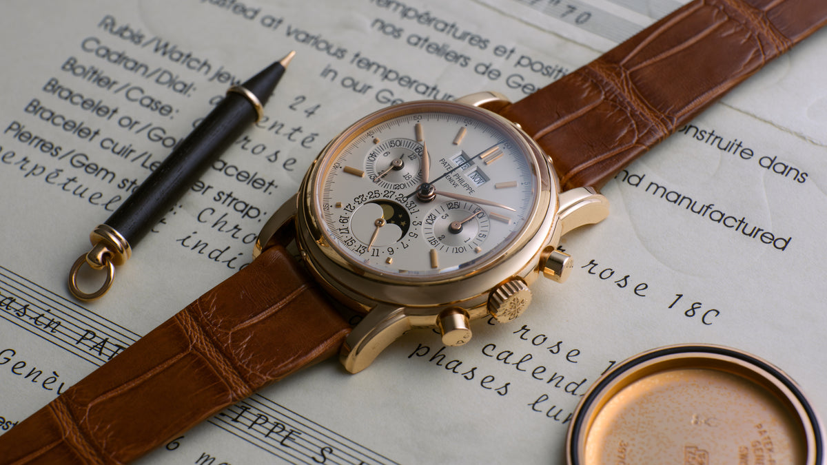 3970ER, Second Series, Perpetual Calendar Chronograph, Pink Gold