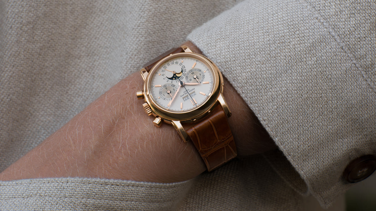 3970ER, Second Series, Perpetual Calendar Chronograph, Pink Gold