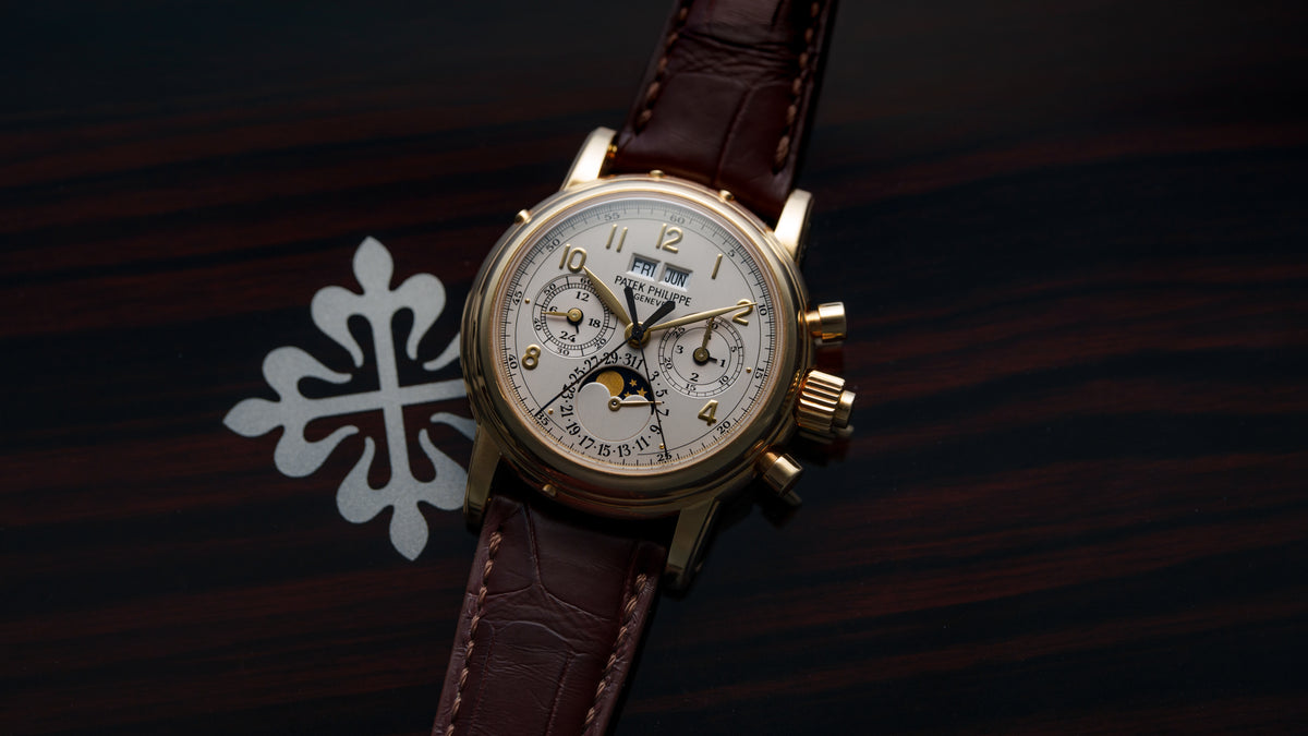 5004J, Perpetual Calendar Split Seconds Chronograph, Yellow Gold