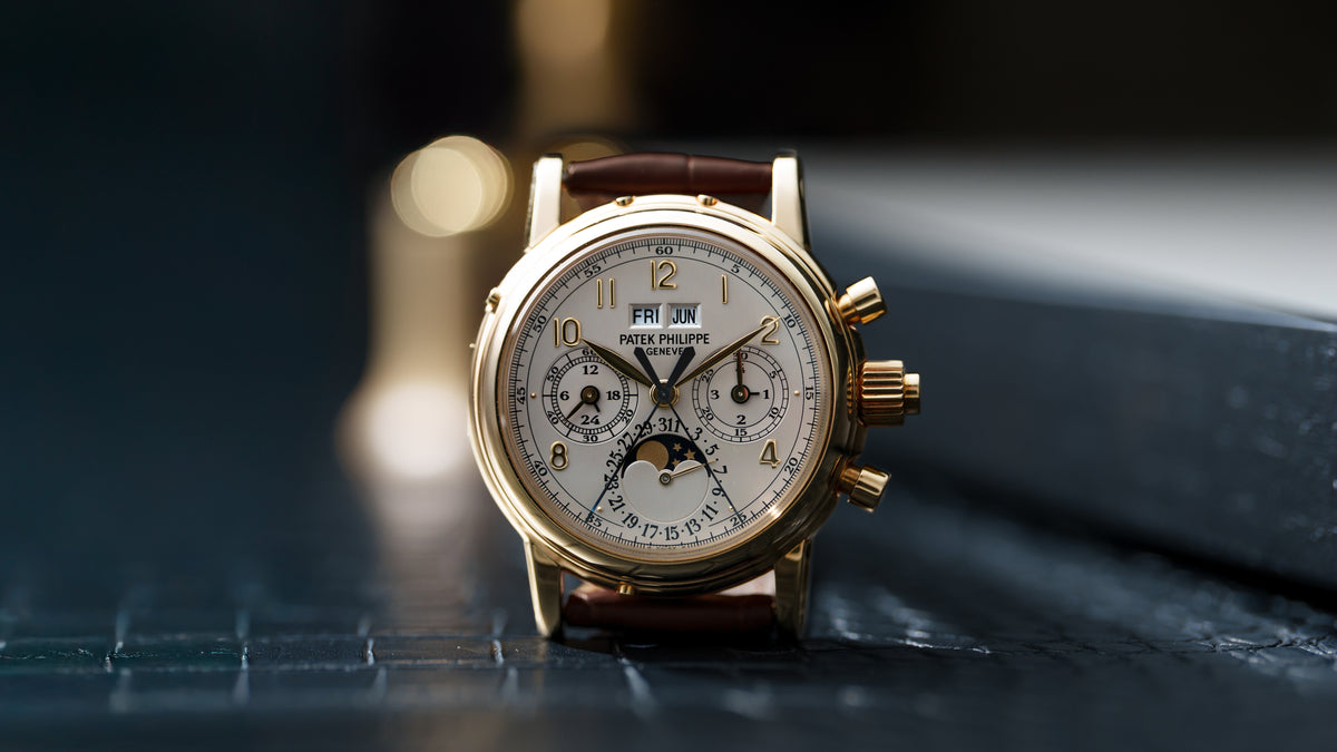 5004J, Perpetual Calendar Split Seconds Chronograph, Yellow Gold
