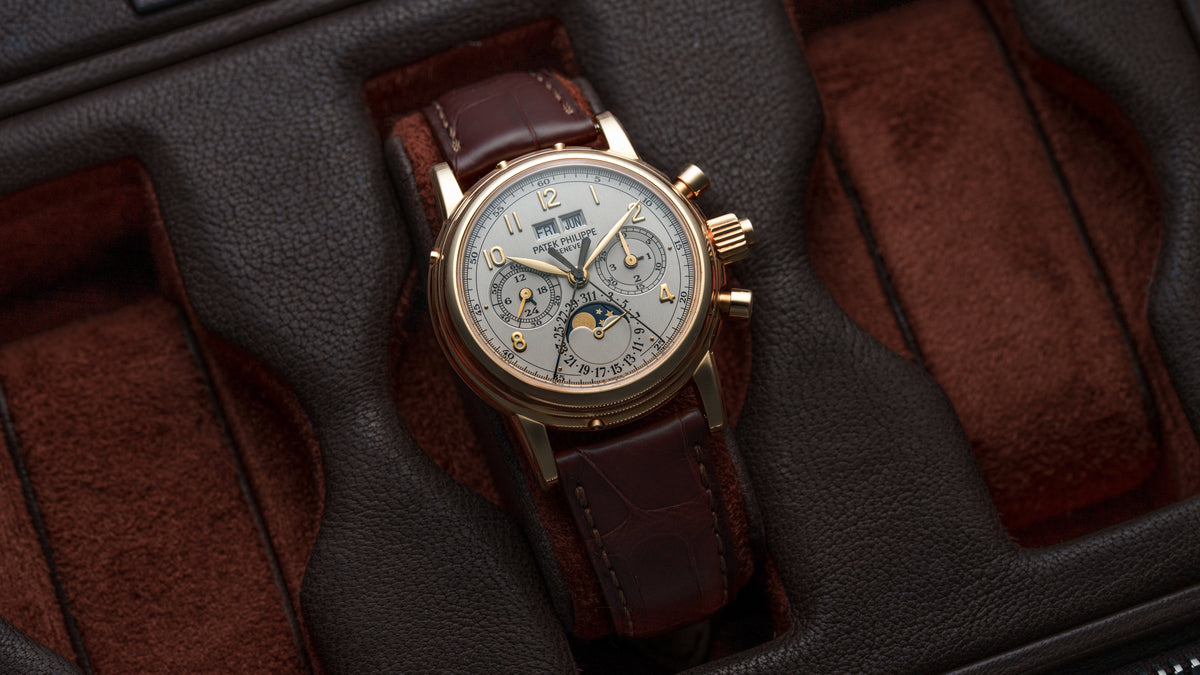 5004J, Perpetual Calendar Split Seconds Chronograph, Yellow Gold