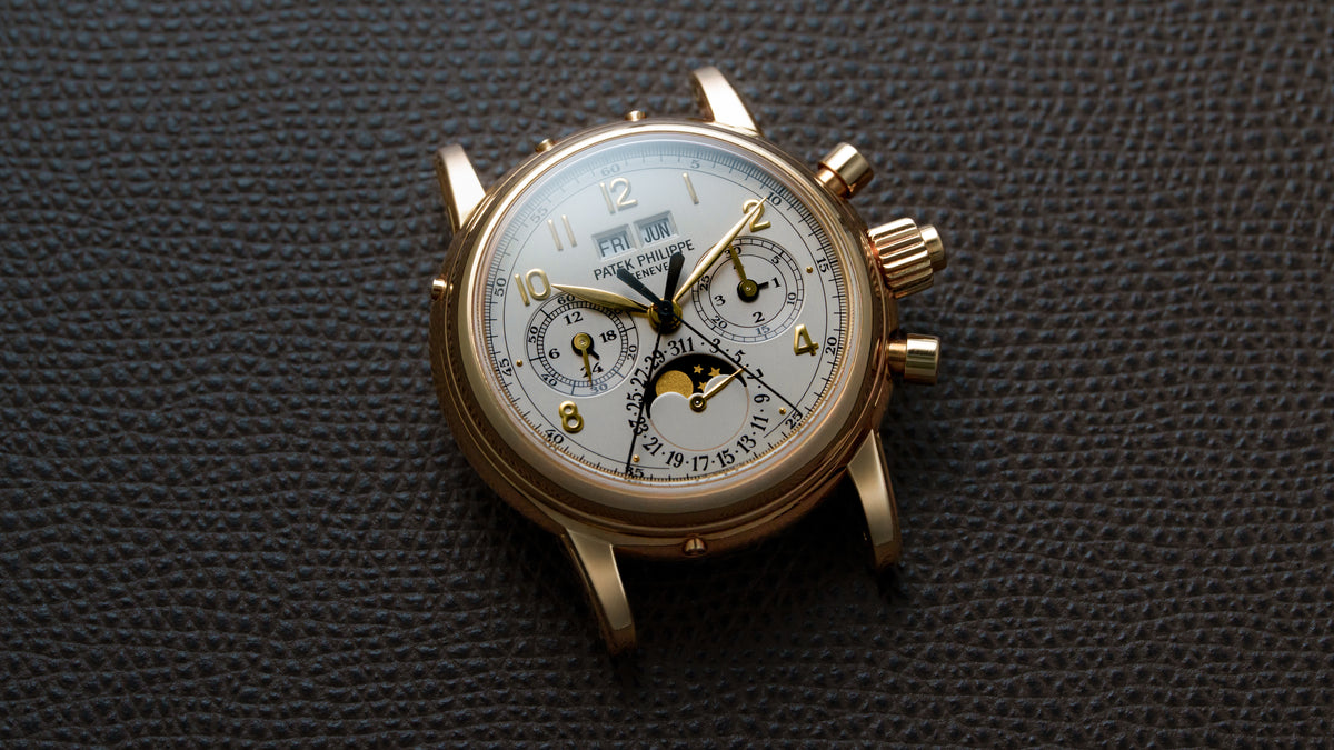 5004J, Perpetual Calendar Split Seconds Chronograph, Yellow Gold