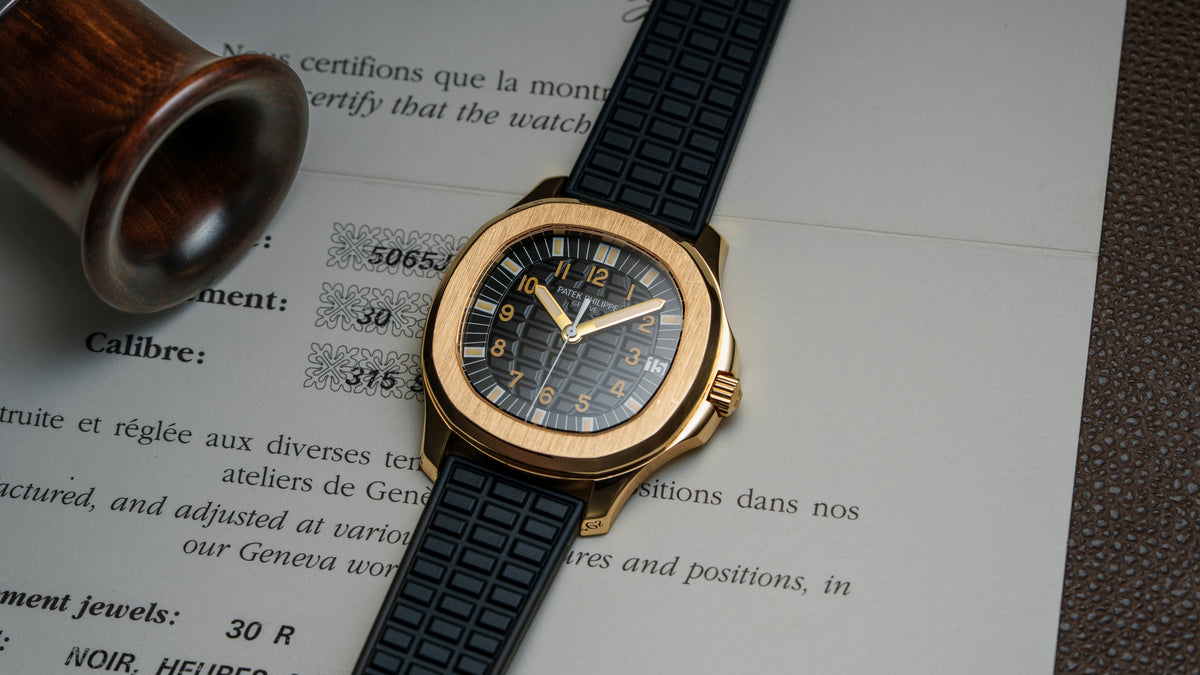 5065J, Aquanaut, Tritium Dial, Yellow Gold