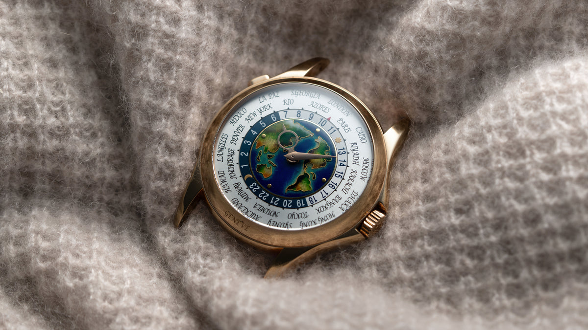 5131R, World Time, Cloisonné Enamel, Pink Gold