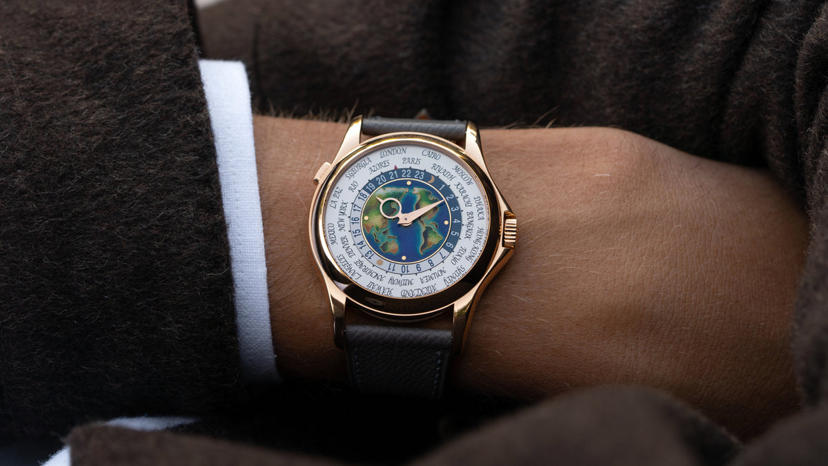 5131R, World Time, Cloisonné Enamel, Pink Gold