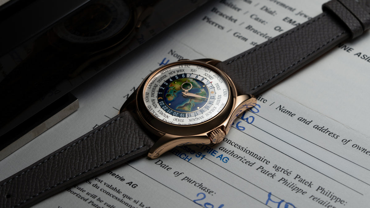 5131R, World Time, Cloisonné Enamel, Pink Gold