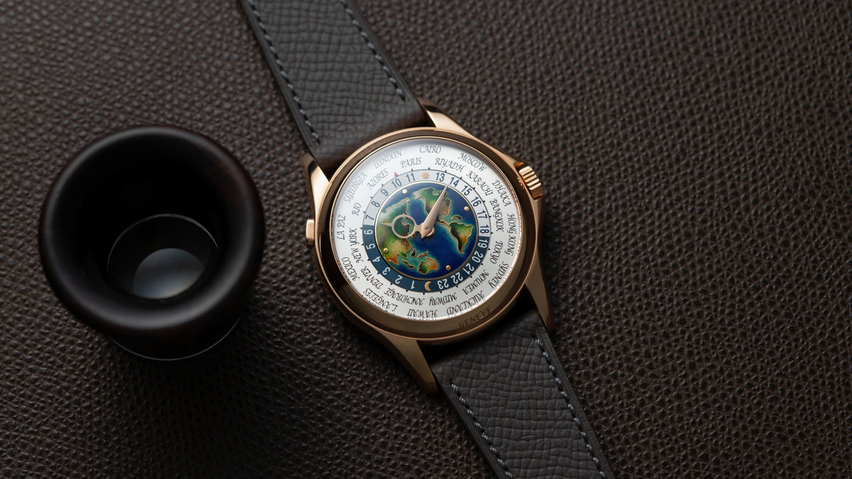 5131R, World Time, Cloisonné Enamel, Pink Gold