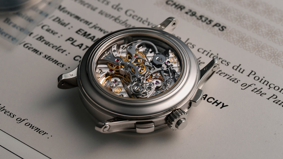 5370P, Split Seconds Chronograph, Platinum