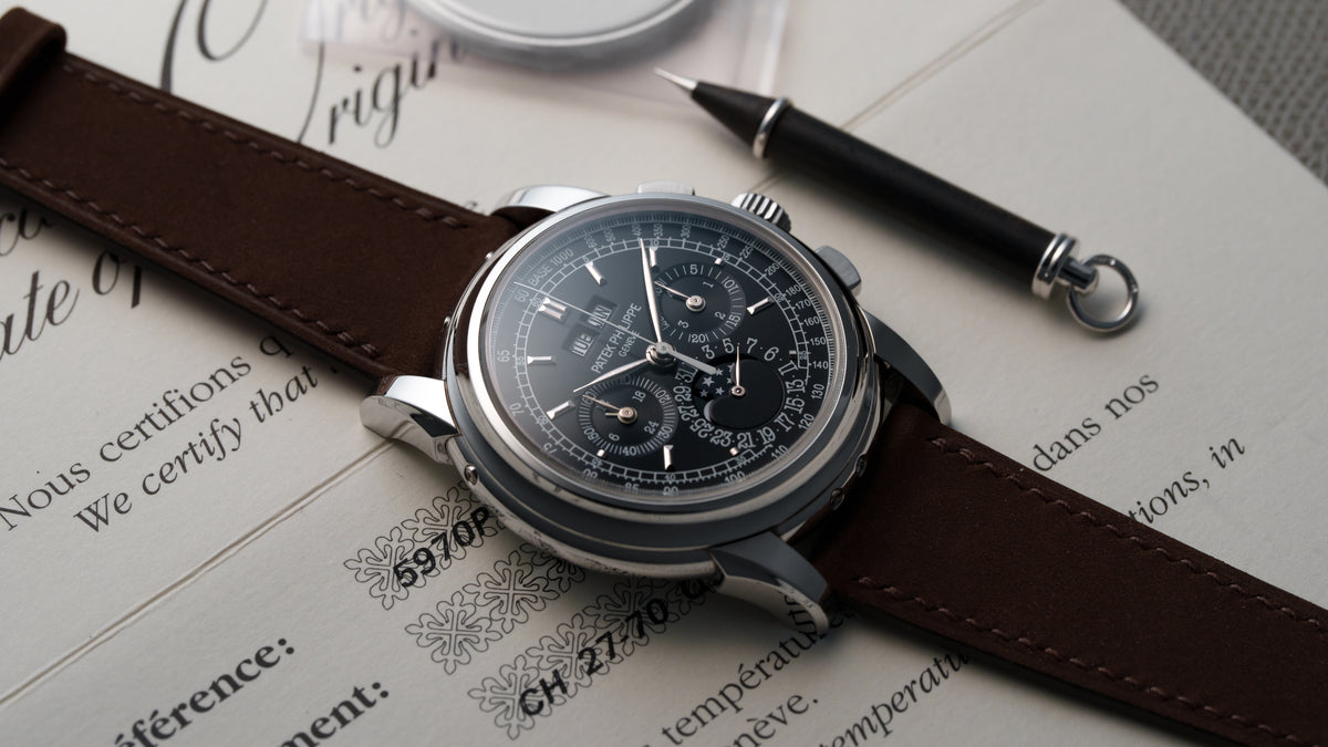5970P, Perpetual Calendar Chronograph, Platinum