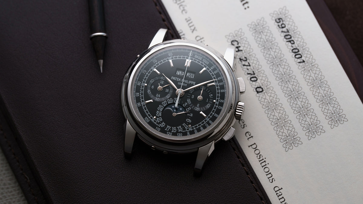 5970P, Perpetual Calendar Chronograph, Platinum
