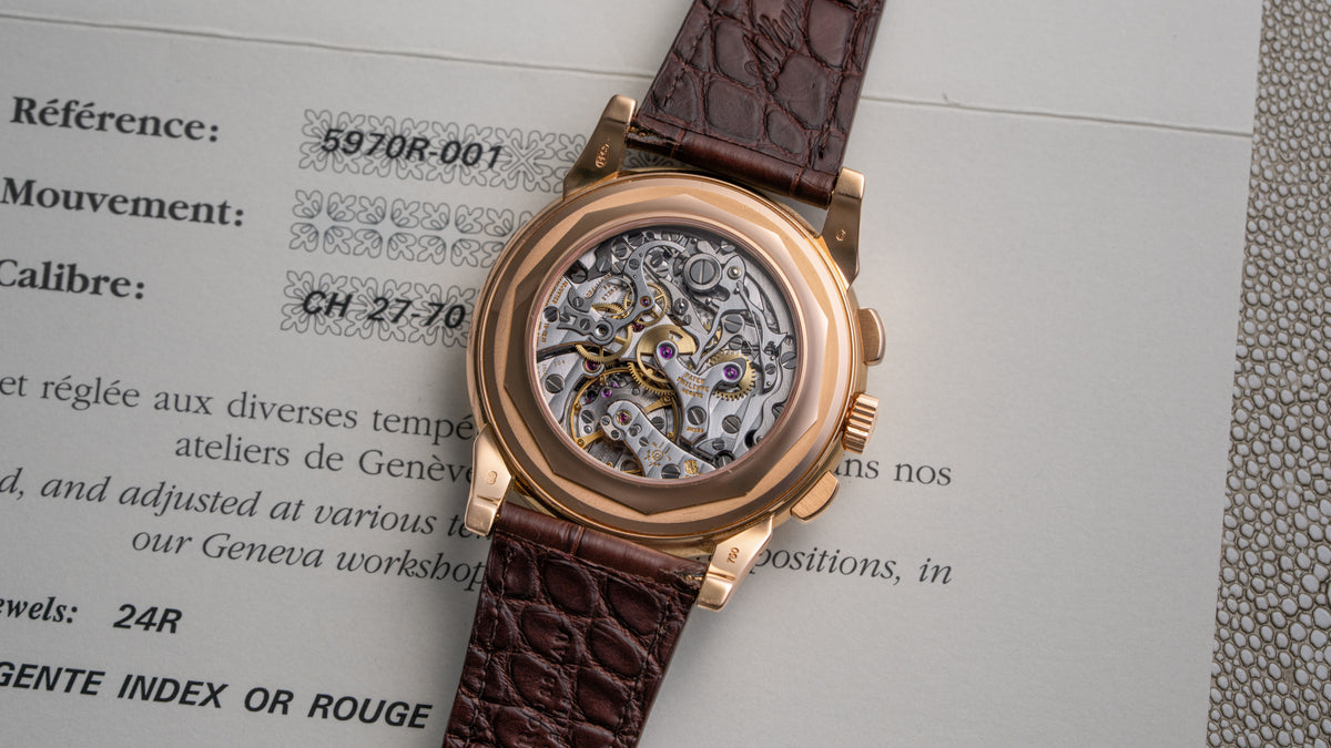 5970R, Perpetual Calendar Chronograph, Pink Gold