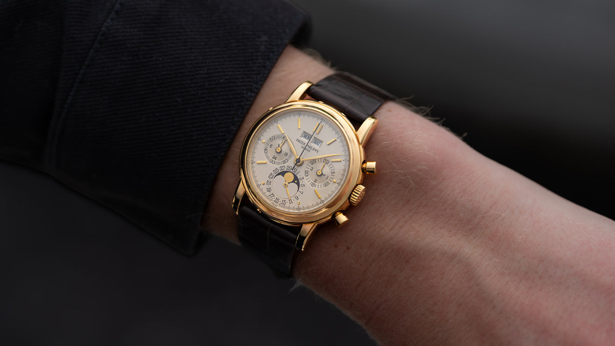 3970EJ, Second Series, Perpetual Calendar Chronograph, Yellow Gold