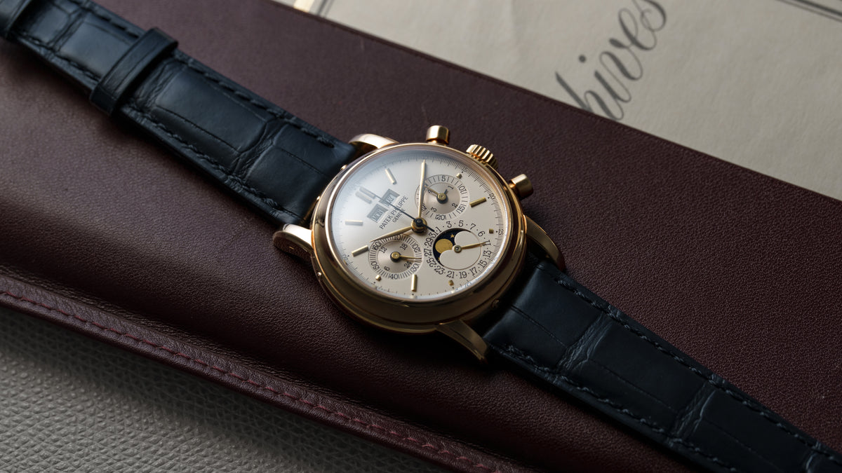 3970EJ, Second Series, Perpetual Calendar Chronograph, Yellow Gold
