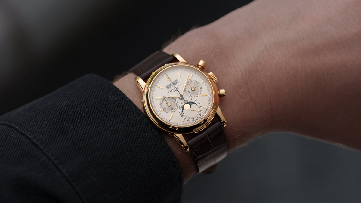 3970EJ, Second Series, Perpetual Calendar Chronograph, Yellow Gold