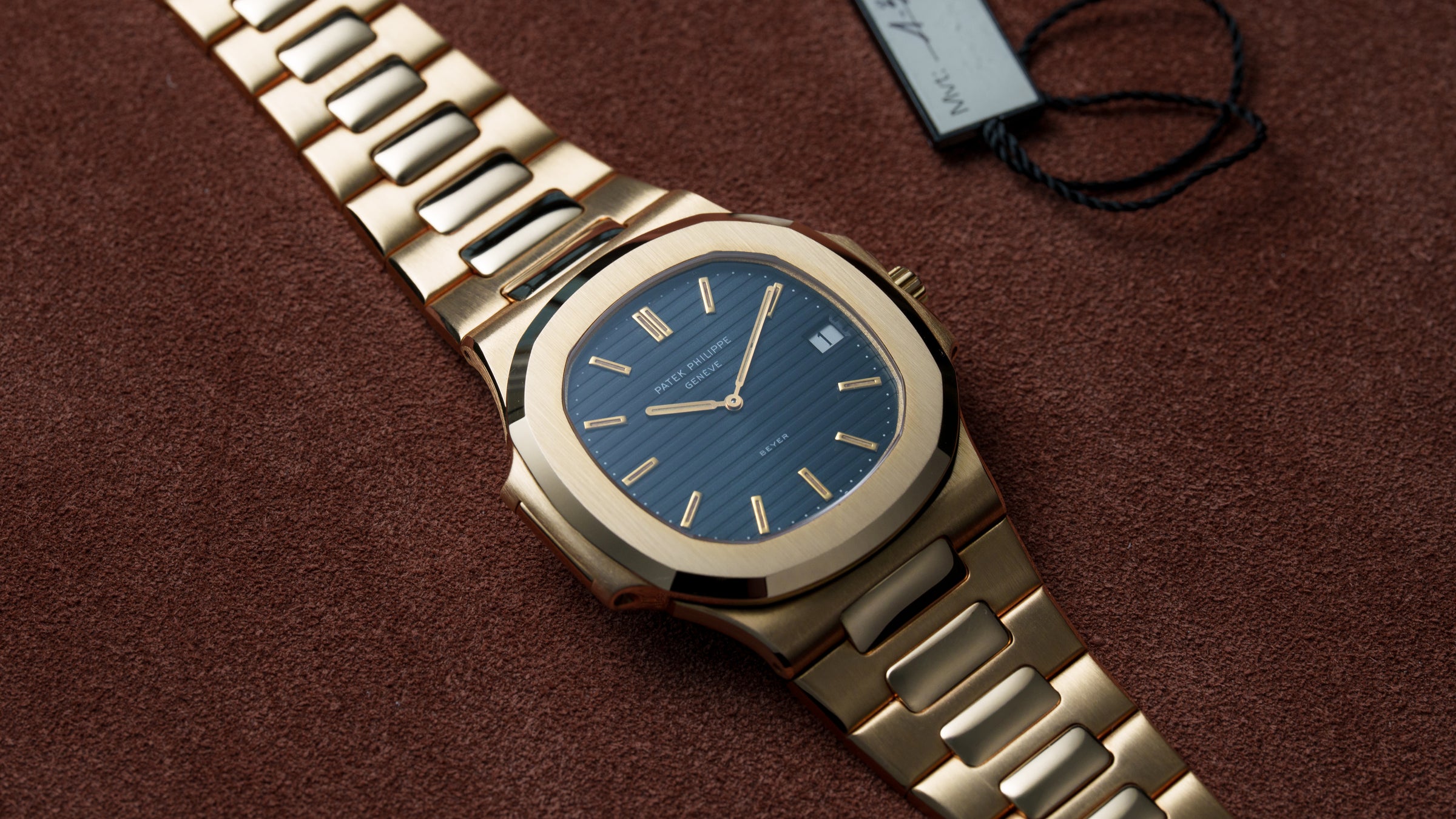 3700/1J, Nautilus, Beyer Dial, Yellow Gold