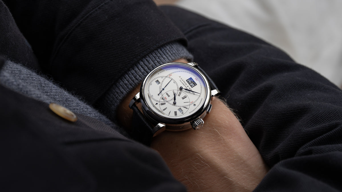 180.026, Richard Lange Perpetual Calendar 'Terraluna', White Gold