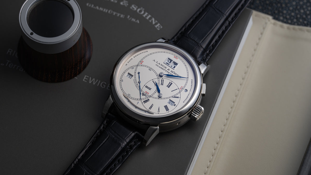 180.026, Richard Lange Perpetual Calendar 'Terraluna', White Gold