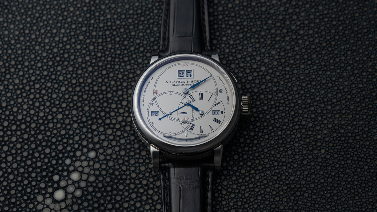 180.026, Richard Lange Perpetual Calendar 'Terraluna', White Gold