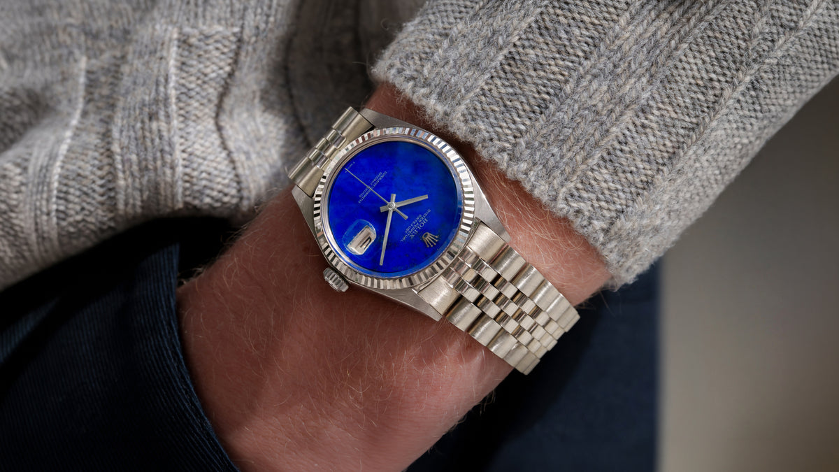 1601/9, Datejust, Lapis Dial, White Gold