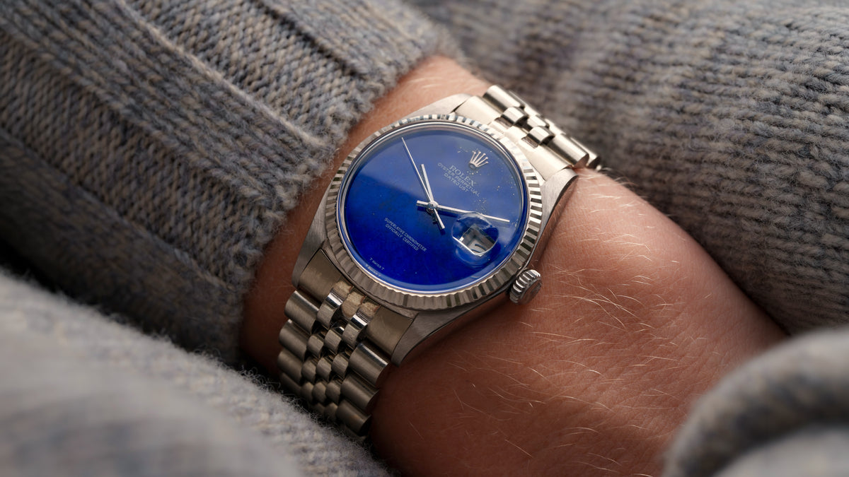 1601/9, Datejust, Lapis Dial, White Gold