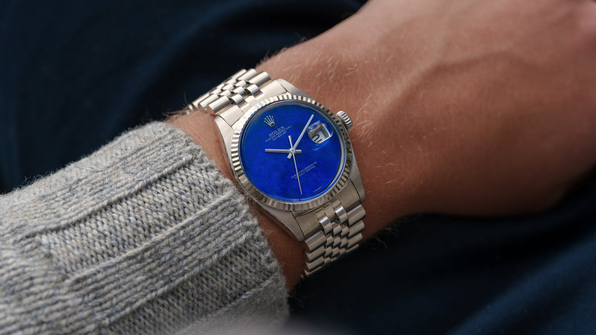 1601/9, Datejust, Lapis Dial, White Gold