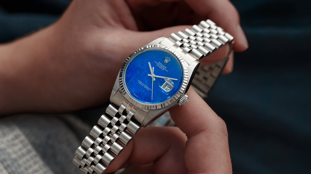 1601/9, Datejust, Lapis Dial, White Gold