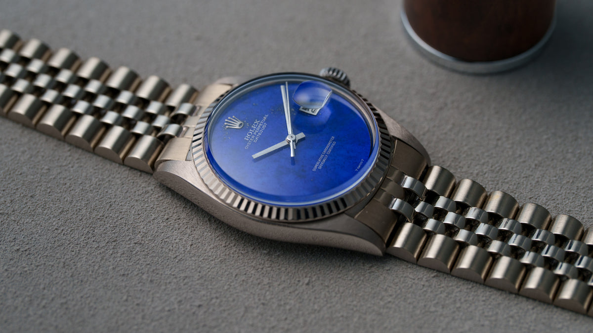 1601/9, Datejust, Lapis Dial, White Gold