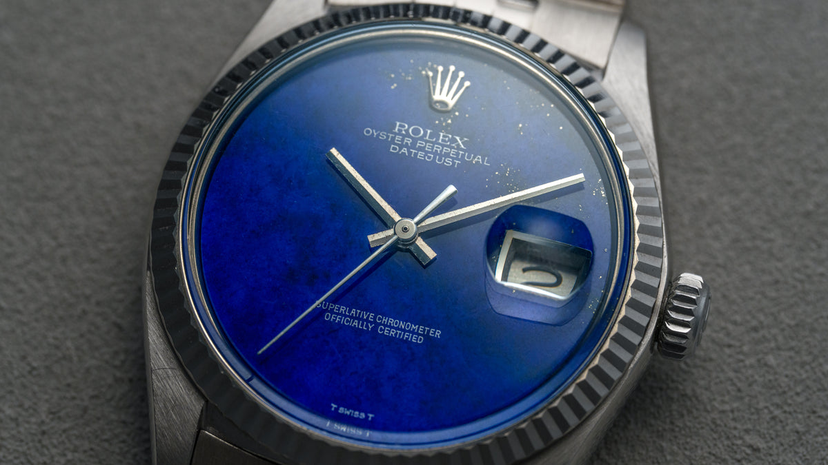 1601/9, Datejust, Lapis Dial, White Gold