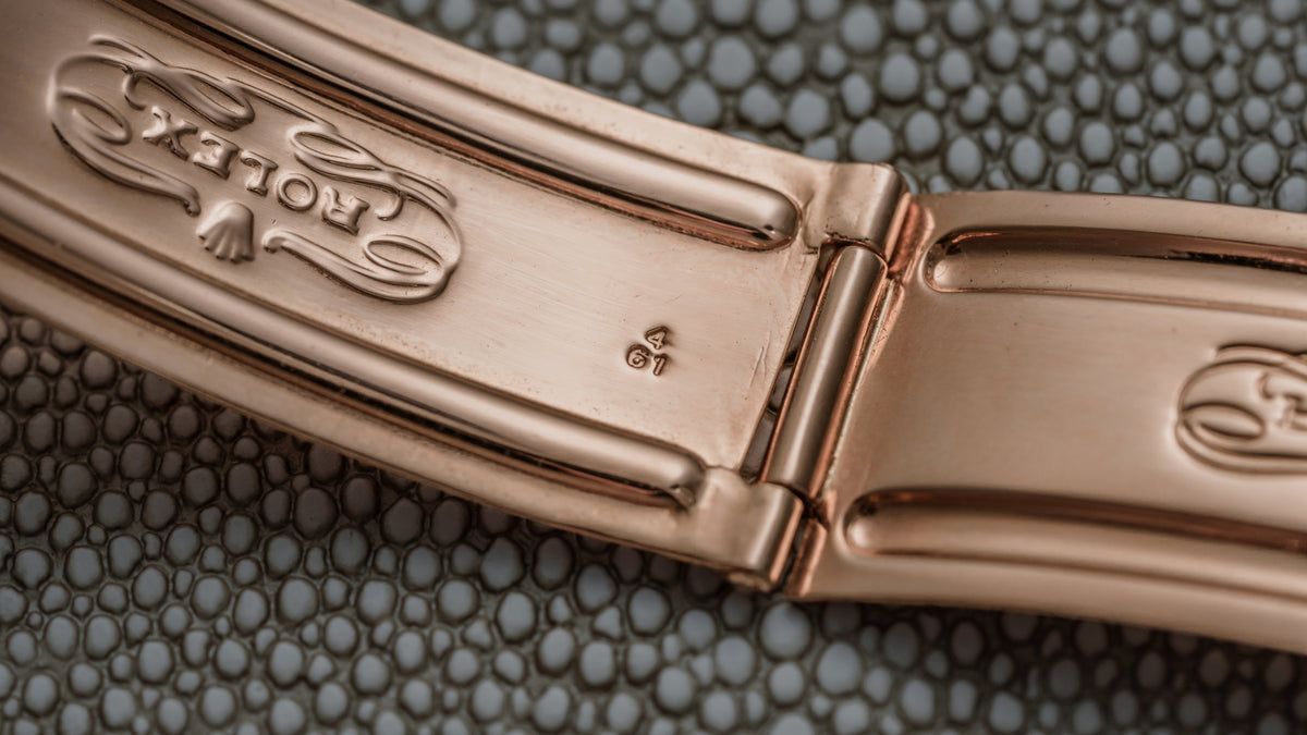 1806, Day-Date, Florentine Case, Pink Gold