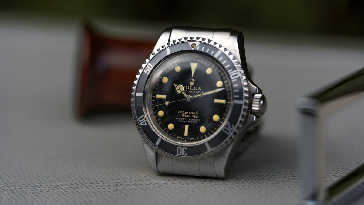 5512, Submariner, 'Four-Liner' Gilt Dial, Steel