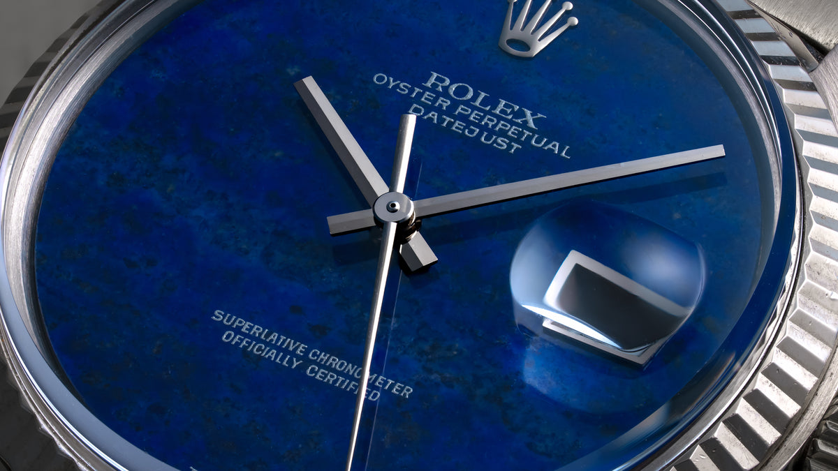1601/9, Datejust, Lapis Dial, White Gold