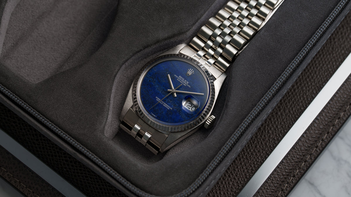1601/9, Datejust, Lapis Dial, White Gold
