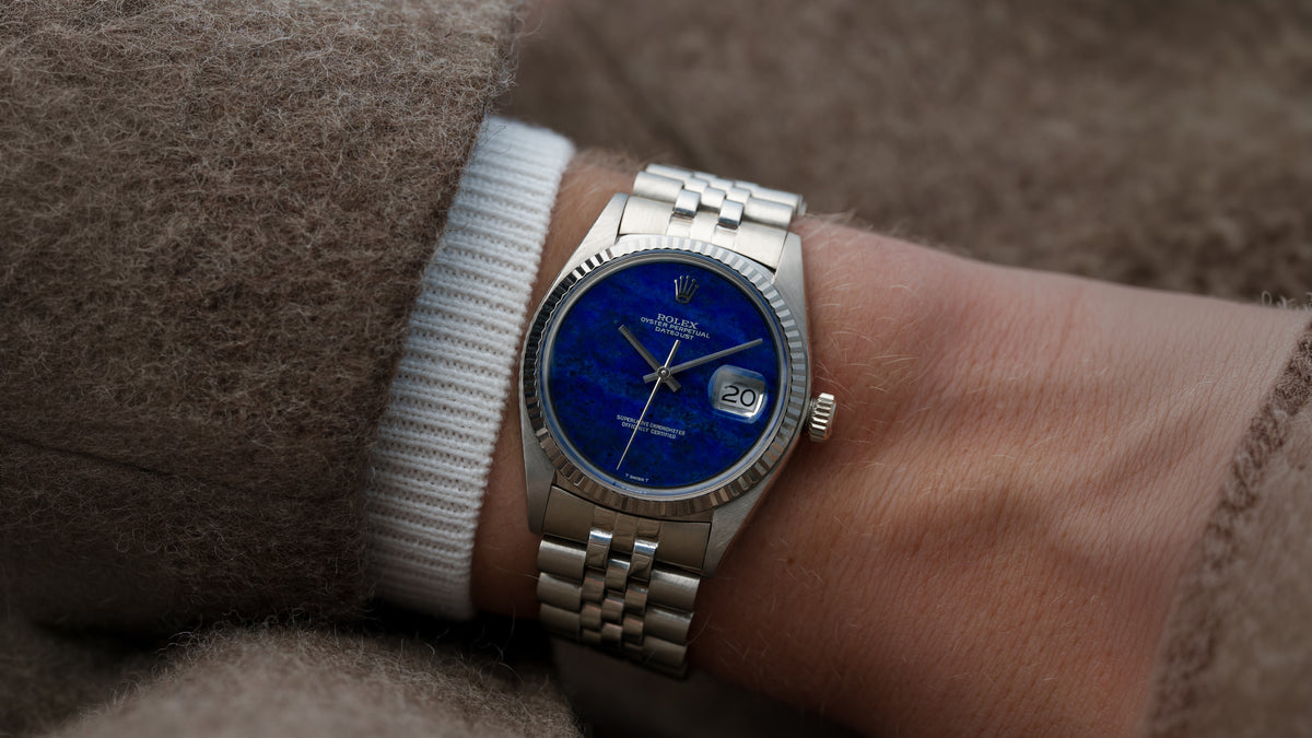 1601/9, Datejust, Lapis Dial, White Gold