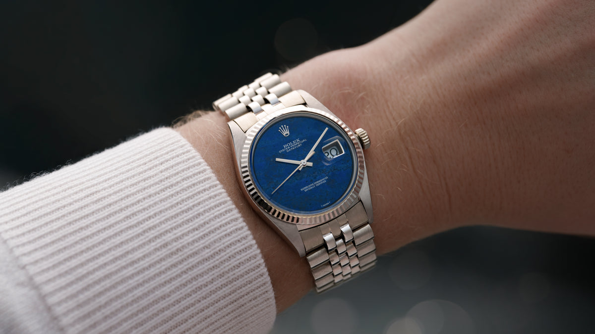 1601/9, Datejust, Lapis Dial, White Gold