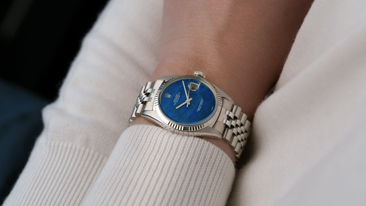 1601/9, Datejust, Lapis Dial, White Gold