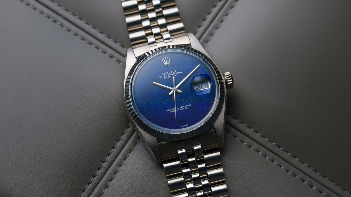 1601/9, Datejust, Lapis Dial, White Gold