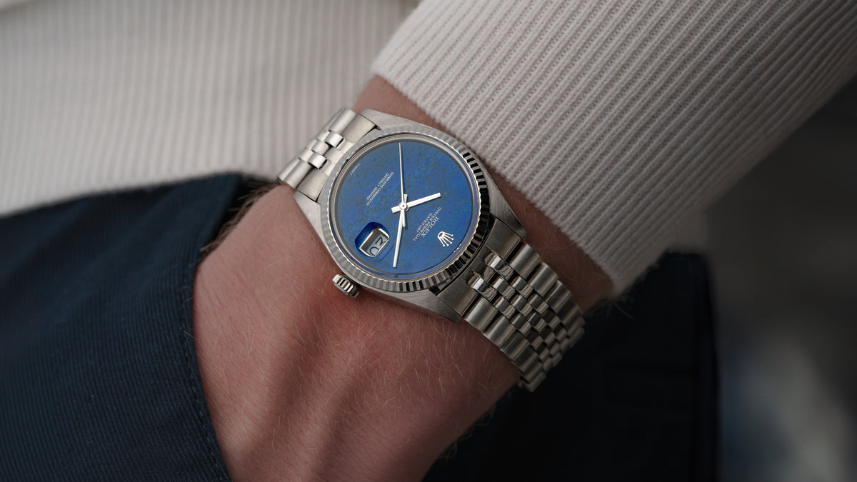 1601/9, Datejust, Lapis Dial, White Gold