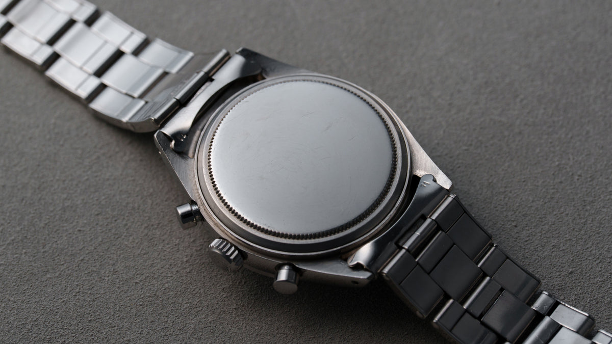 6238, Black Galvanic Dial, 'Pre-Daytona' Chronograph, Steel