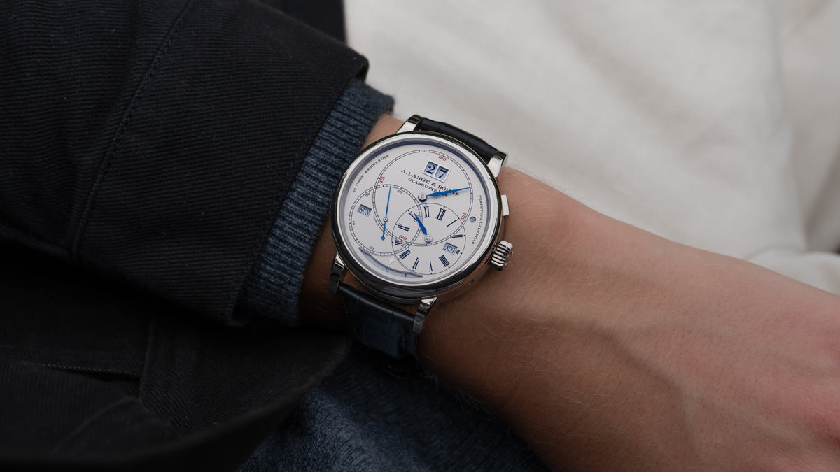 180.026, Richard Lange Perpetual Calendar 'Terraluna', White Gold