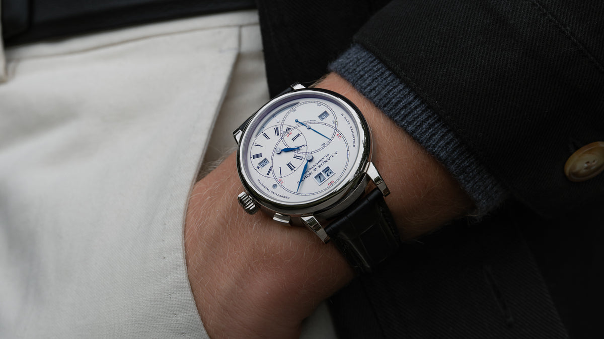 180.026, Richard Lange Perpetual Calendar 'Terraluna', White Gold