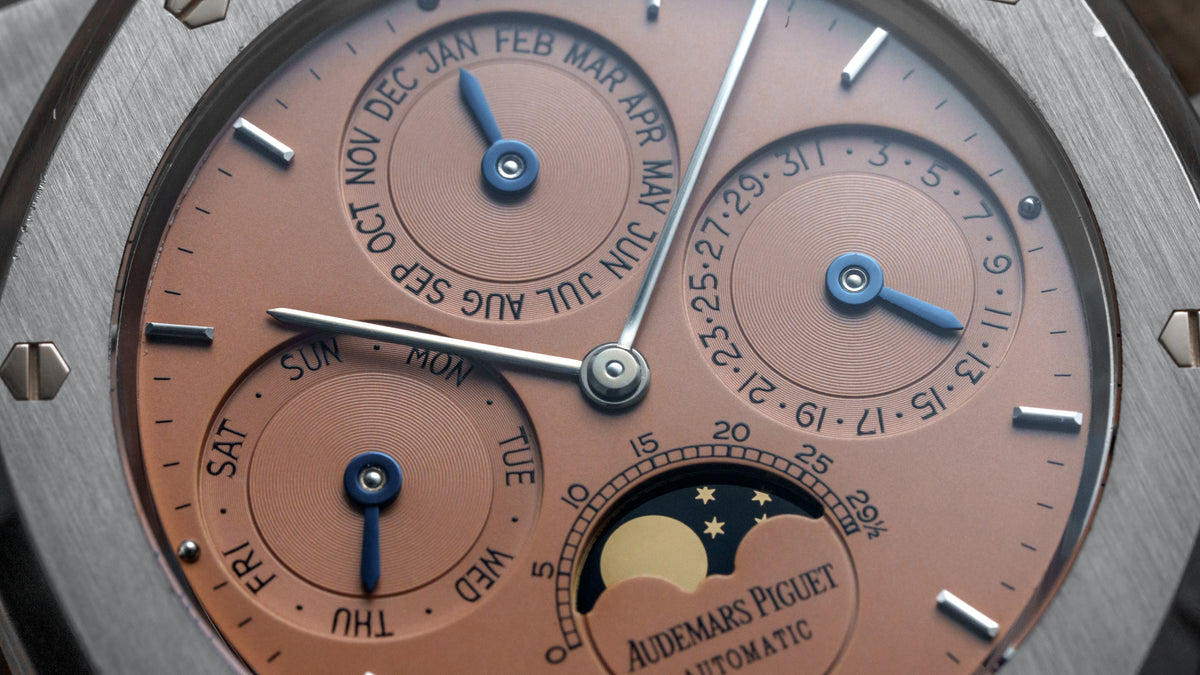 25654ST, Royal Oak Perpetual Calendar, Salmon Dial, Steel