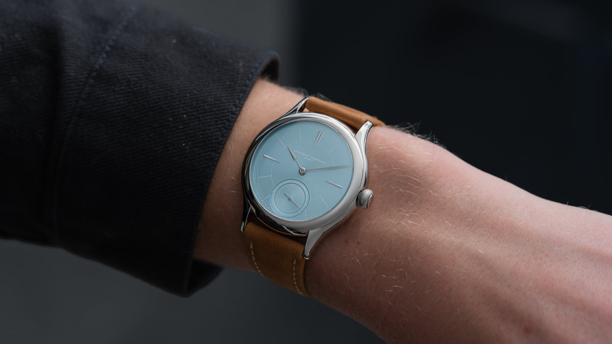 Classic Micro-Rotor, Ice Blue, Steel