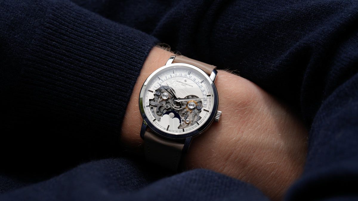 Perpetual Calendar Retrograde Date, 270th Anniversary 'Openface', Platinum
