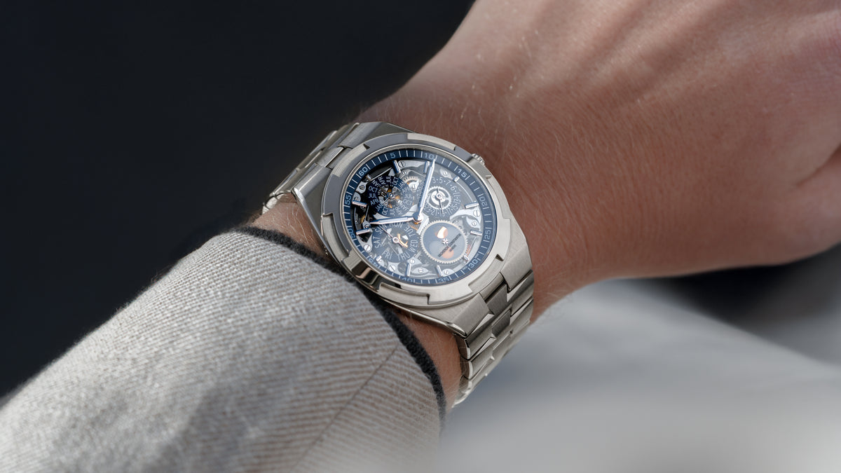 4300V, Overseas Ultra-Thin Perpetual Calendar Skeleton, White Gold