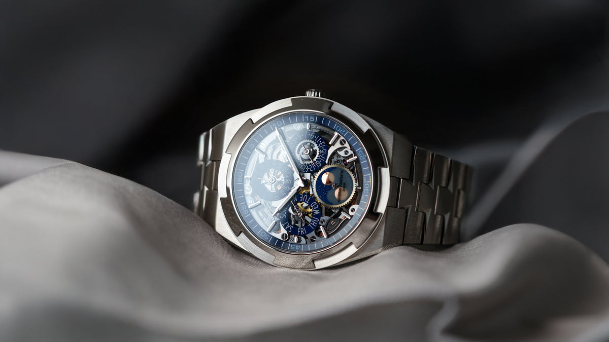 4300V, Overseas Ultra-Thin Perpetual Calendar Skeleton, White Gold