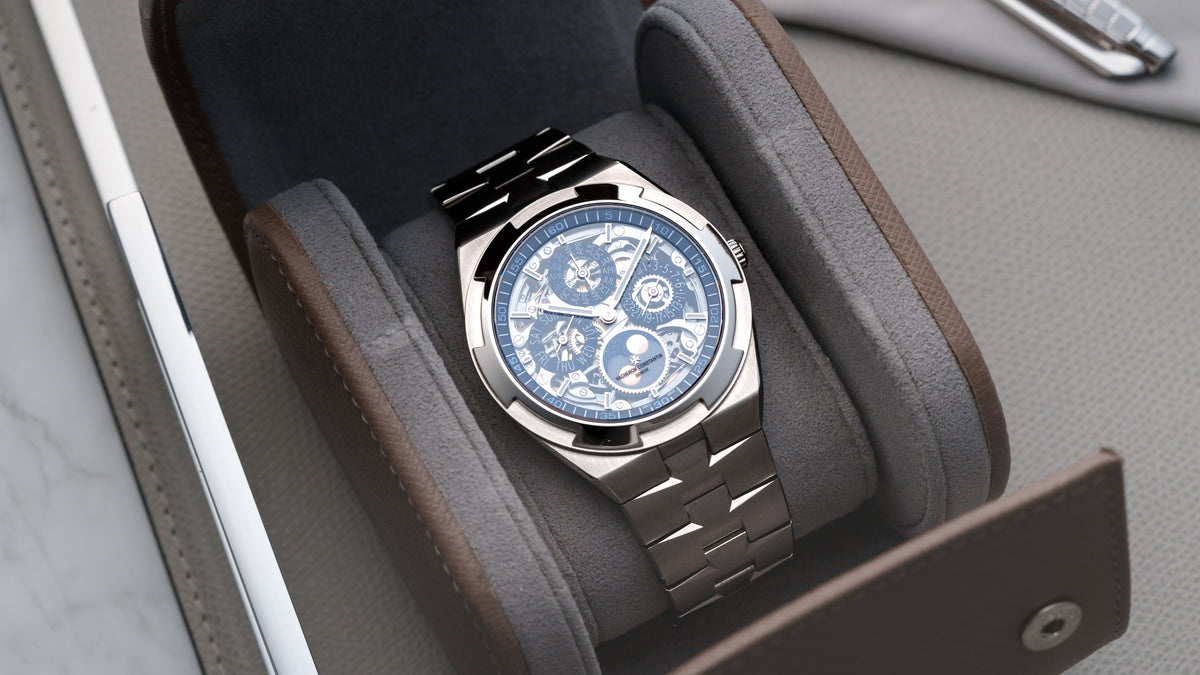 4300V, Overseas Ultra-Thin Perpetual Calendar Skeleton, White Gold