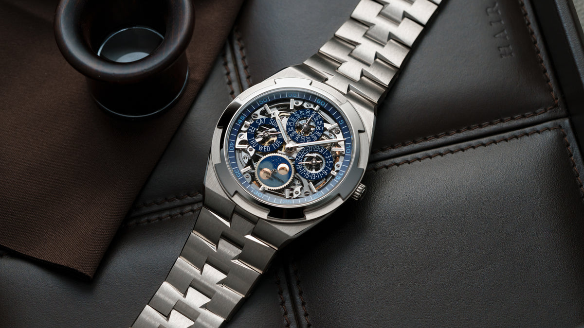 4300V, Overseas Ultra-Thin Perpetual Calendar Skeleton, White Gold