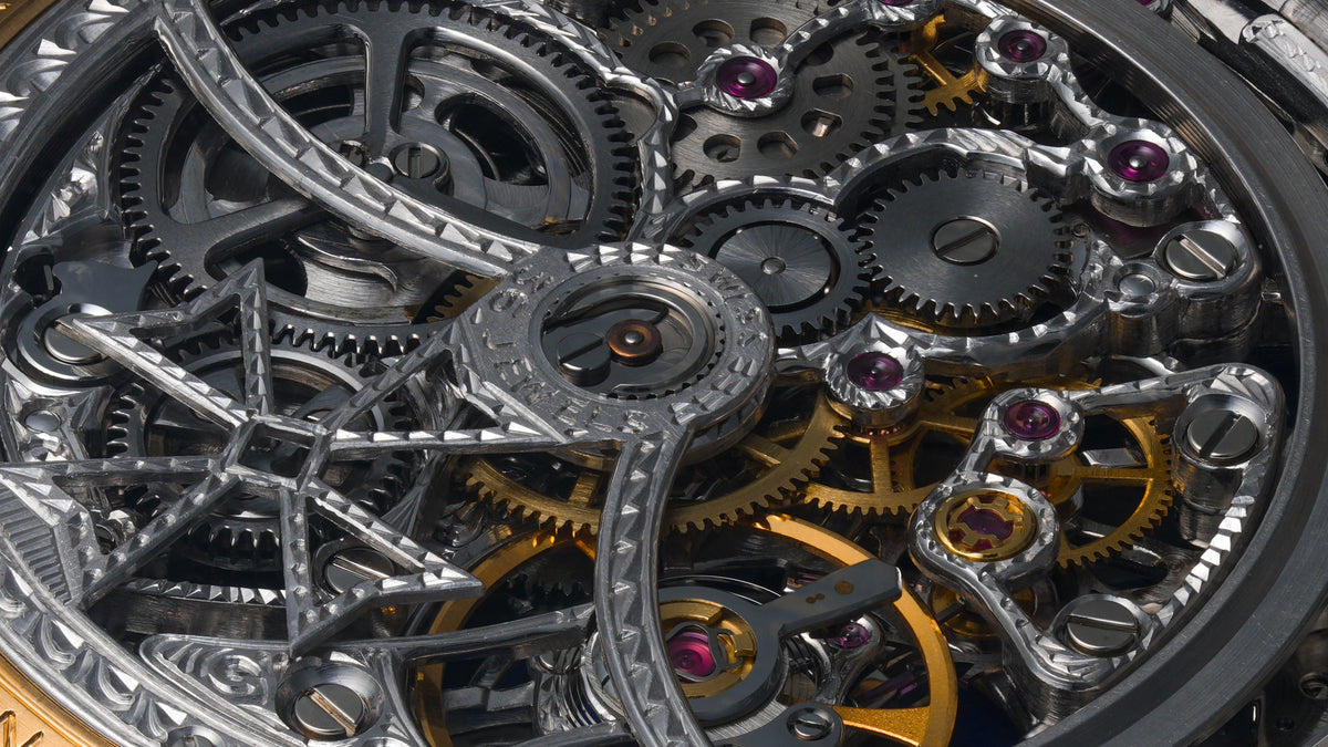 43032, Perpetual Calendar Skeleton, Platinum